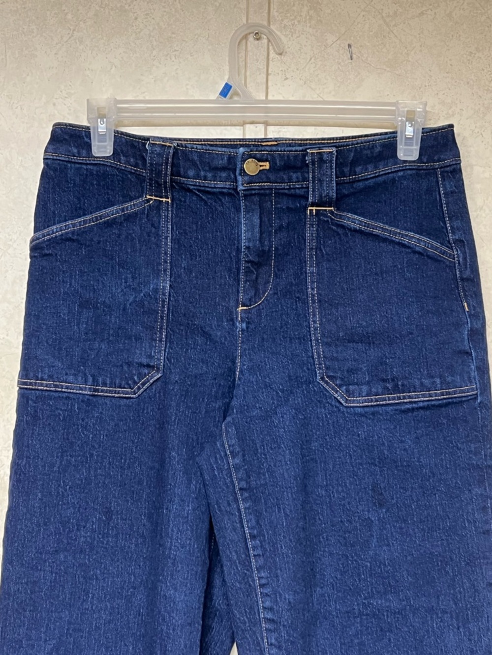 Talbots straight ankle cuff jeans in Warren wash 2025 wide leg - Picture 6 of 12